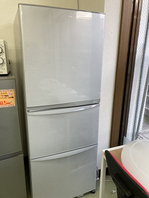 TOSHIBA 東芝 ３４０Ｌ ３ドア冷蔵庫 2014年製　GR-34ZY