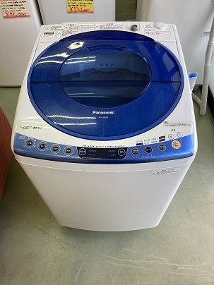 パナソニック Panasonic　8kg 簡易乾燥機能付きインバーター洗濯機　2012年製　NA-FS80H5-A　