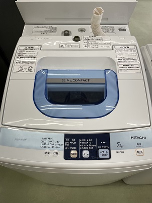 HITACHI　日立　全自動洗濯機　5㎏　NW-5MR　2013年製