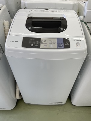 HITACHI 日立 STEP WASH 全自動洗濯機 ５kg NW-50A 2017年製