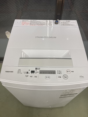 東芝　洗濯機2017年製　4.5kg AWー45M5