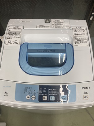 日立HITACHI 5kg全自動洗濯機　NW-5TR