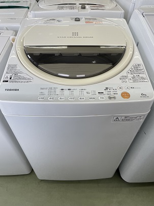 TOSHIBA 電気洗濯機 6.0kg AW-60GL 2012年製