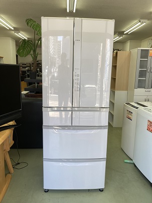 日立　HITACHI　6ドア　475L　冷凍冷蔵庫　R-SF482　2010年製