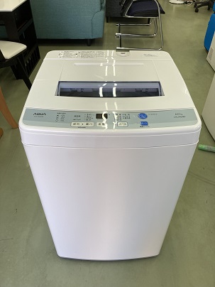 AQUA アクア 6.0kg 全自動洗濯機 2016年製　AQW-S60D-W