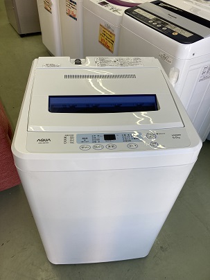 AQUA アクア 6.0kg簡易乾燥機能付き洗濯機  AQW-S601　2013年製