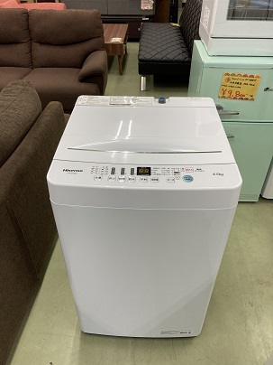 ★分解洗浄済★2021年製ハイセンス 4.5kg全自動洗濯機HWE4503