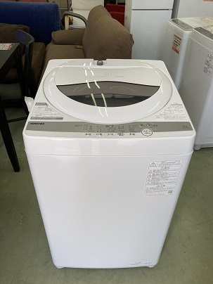 2021年製★分解洗浄済み★東芝 TOSHIBA 5kg 全自動洗濯機 グランホワイトAW-5G9（W）