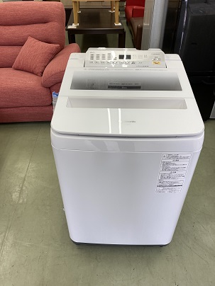 ★分解洗浄済み★パナソニック Panasonic 8kg 全自動洗濯機 ホワイト 2017年製 NA-FA80H5-W
