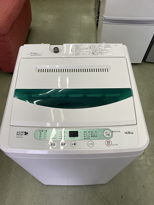 ★分解洗浄済み★ヤマダ電機 4.5kg 全自動電気洗濯機 HerbRelax 2017年製 YWM-T45A1
