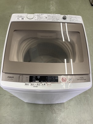 ★分解洗浄済み★ AQUA アクア 7.0kg 全自動洗濯機 2017年製 AQW-GV700E-W