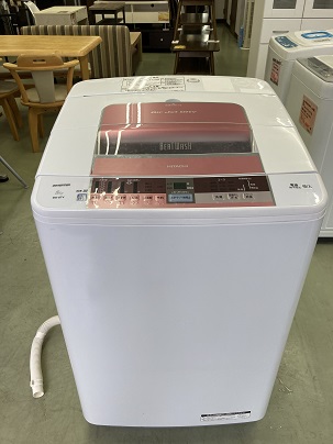 ★分解洗浄済み★日立 HITACHI 8kg 全自動洗濯機 ビートウォッシュ 2015年製 BW-8TV