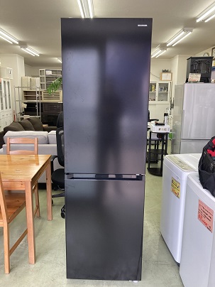 2021年製 アイリスオーヤマ IRIS OHYAMA 274L 2ドア ファン式冷蔵庫 IRSN-27A-Bブラック