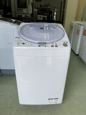 シャープ SHARP 7.0kgタテ型洗濯乾燥機 2012年製 ES-TX71 ブルー