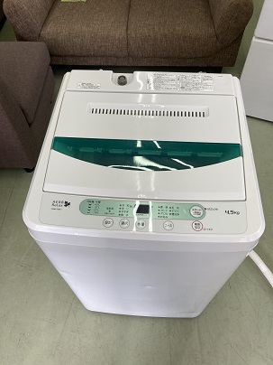 ★分解洗浄済み★ヤマダ電機 HerbRelax 4.5kg 全自動電気洗濯機 2016年製 YWMT45A1