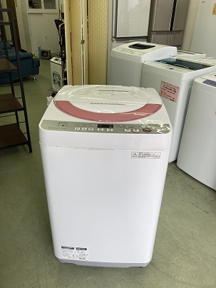 ★分解洗浄済み★シャープ SHARP 6kg 全自動洗濯機 2016年製 ES-GE60R